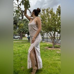 BILLABONG floral maxi dress with versatile straps